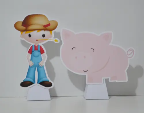 Kit Festa Personalizado Fazendinha | Decoração Infantil Complet