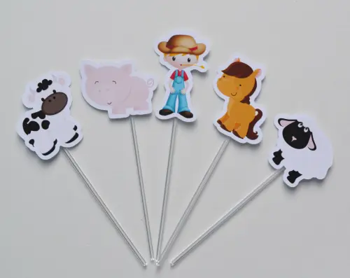 Kit Festa Personalizado Fazendinha | Decoração Infantil Complet