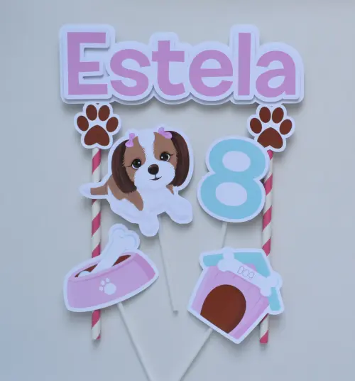 Kit Festa Personalizado Pet Cachorrinho | Decoração Especial