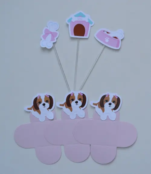 Kit Festa Personalizado Pet Cachorrinho | Decoração Especial