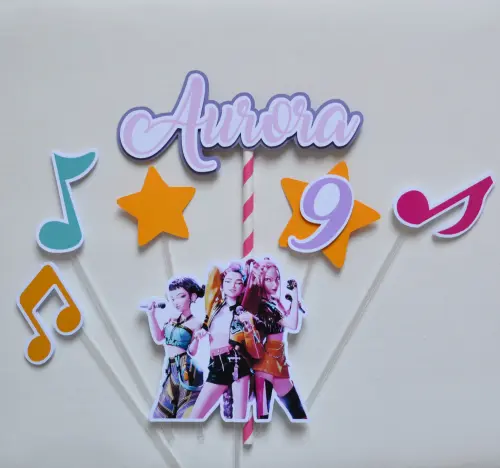 Kit Festa Personalizada Guerreiras do K-pop | Decoração Temáti
