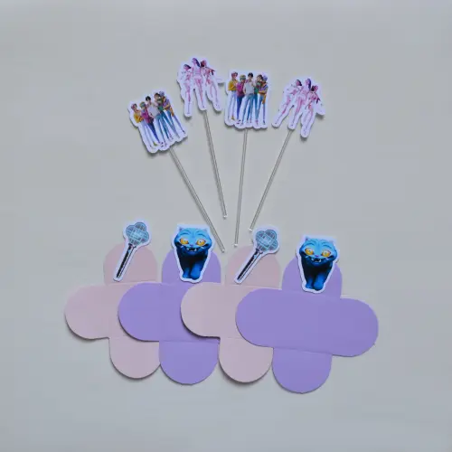 Kit Festa Personalizada Guerreiras do K-pop | Decoração Temáti