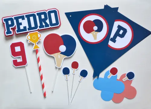 Kit Festa personalizada Ping Pong 1