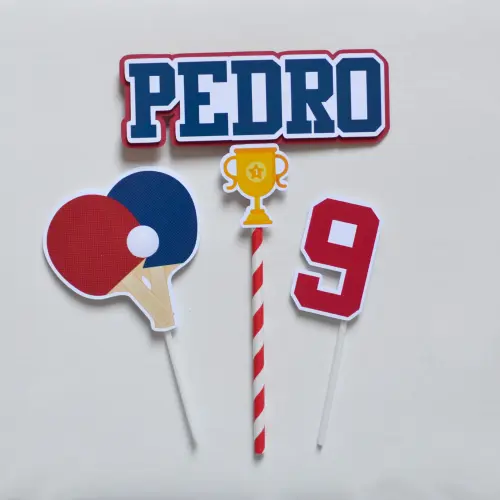 Kit Festa Personalizada Ping Pong | Decoração Criativa
