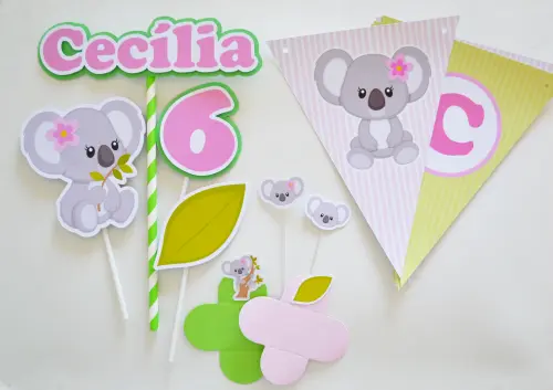 Kit Festa personalizada Coala