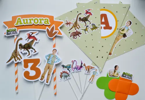 Kit Festa personalizada Dino Dana