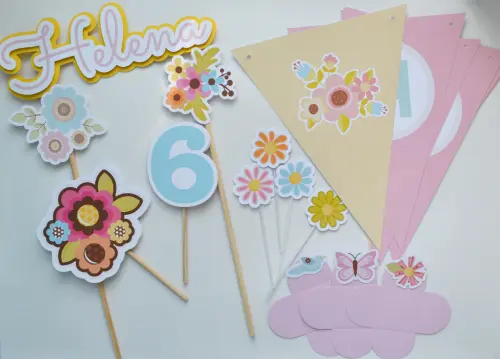 Kit Festa personalizada Flores