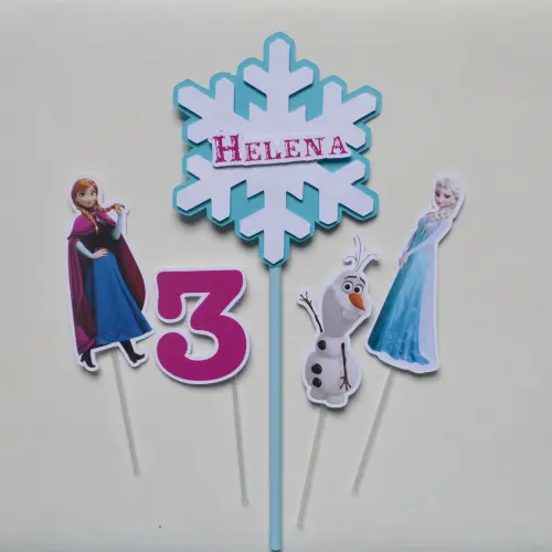 Kit Festa Personalizada Frozen Decoração Completa Infantil