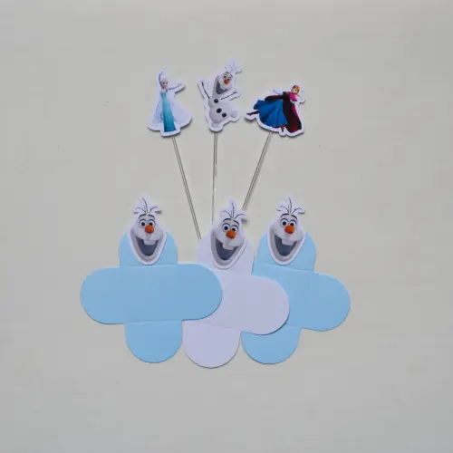 Kit Festa Personalizada Frozen Decoração Completa Infantil