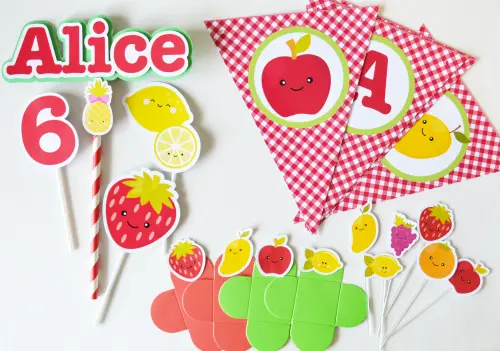 Kit Festa personalizada Frutinhas