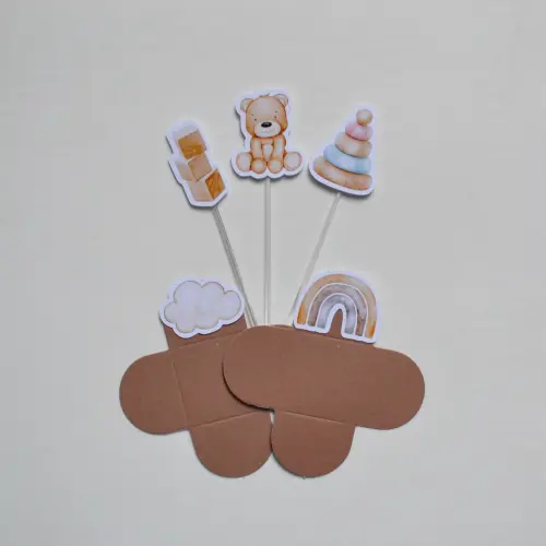 Kit Festa Personalizada Ursinho | Decoração Completa para Festa