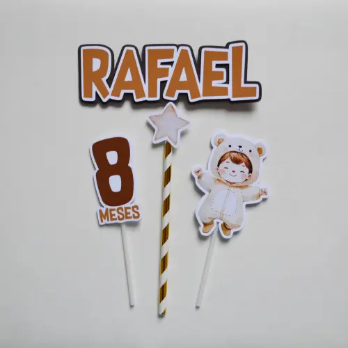 Kit Festa Personalizada Ursinho | Decoração Completa para Festa