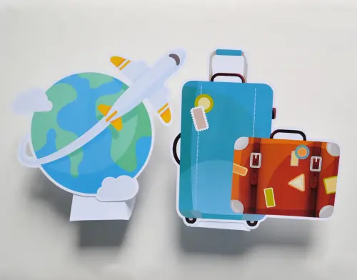 Kit Festa Personalizada Volta ao Mundo Viagem | Decoração Criat