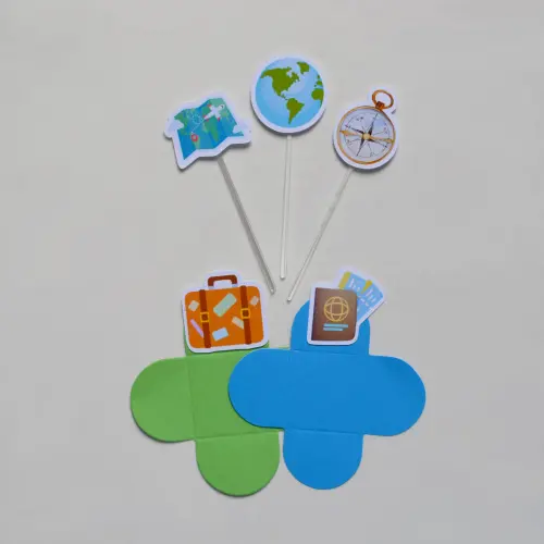 Kit Festa Personalizada Volta ao Mundo Viagem | Decoração Criat