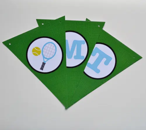 Kit Festa Personalizada Jogo de Tênis | Decoração Esportiva