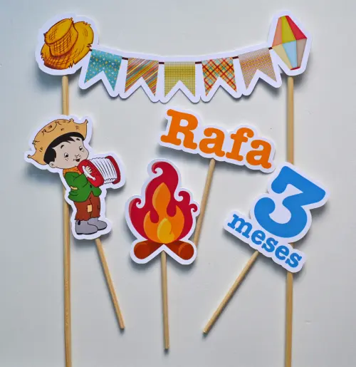 Kit Personalizado Festa Junina | Decoração e Lembrancinhas