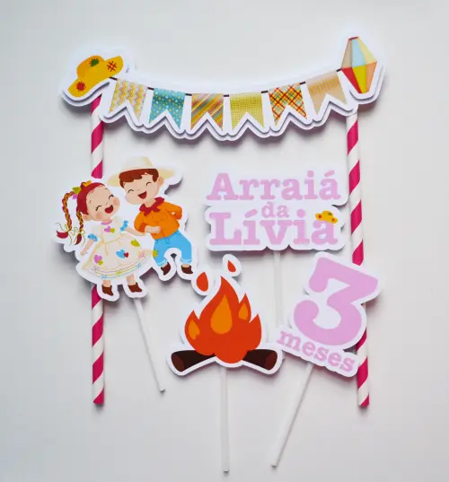 Kit Personalizado Festa Junina | Decoração e Lembrancinhas