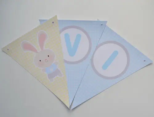 Kit Festa Personalizada Coelhinhos | Decoração Infantil