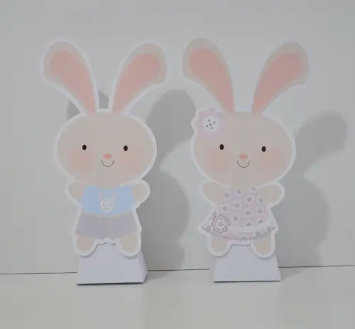 Kit Festa Personalizada Coelhinhos | Decoração Infantil