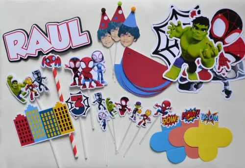 Kit Festa Spidey e Seus Amigos Espetaculares