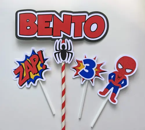 Kit Festa Homem-Aranha Personalizado para Aniversário
