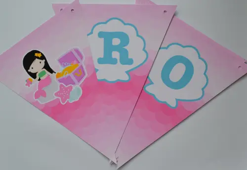 Kit Festa Sereias Personalizado | Decoração Fundo do Mar