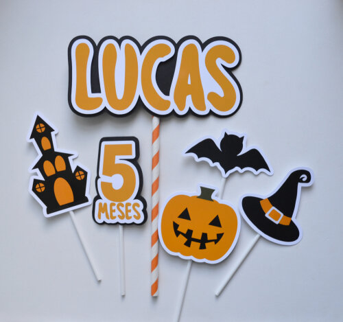 Topo de Bolo Halloween