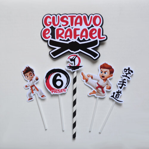 Topo de Mesversário Personalizado | Bebê Mês a Mês