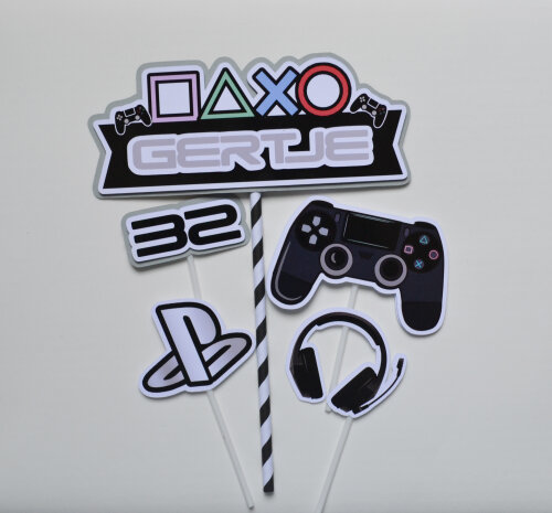 Topo de Bolo Playstation