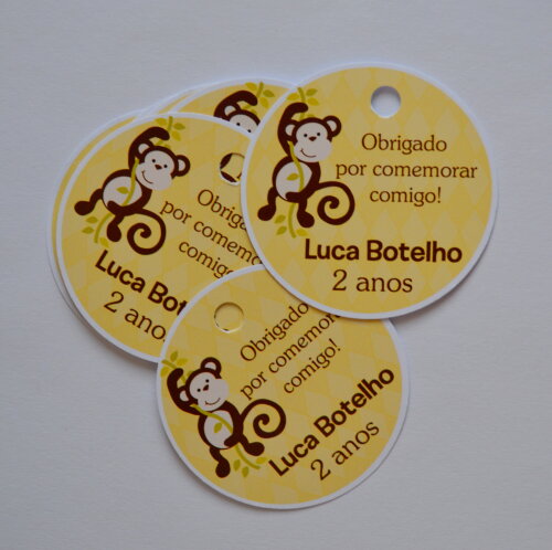 Tag Lembrancinha Macaquinha