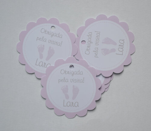 Tag Lembrancinha Personalizada Maternidade | Baby e Delicada