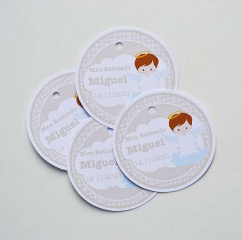 Tag Lembrancinha Personalizada para Batizado | Batismo Infantil