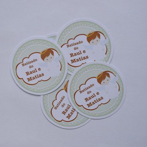 Tag Lembrancinha Personalizada para Batizado | Batismo Infantil