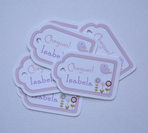 Tag Lembrancinha Personalizada Maternidade | Baby e Delicada