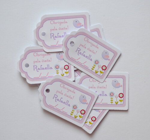 Tag Lembrancinha Personalizada Maternidade | Baby e Delicada