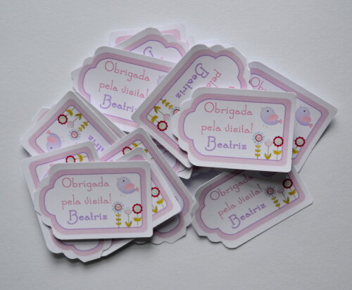 Tag Lembrancinha Personalizada Maternidade | Baby e Delicada