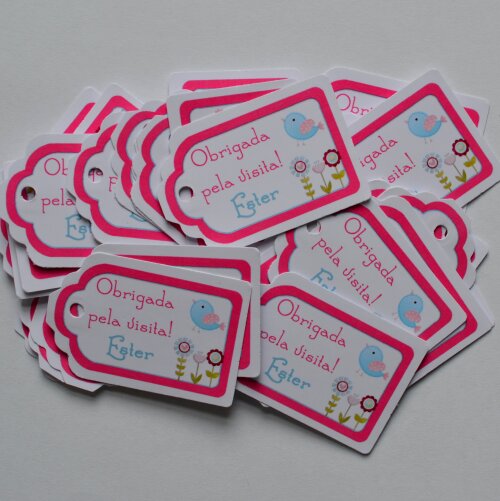 Tag Lembrancinha Personalizada Maternidade | Baby e Delicada