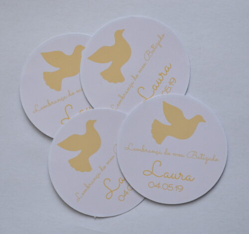 Adesivo personalizado Batizado
