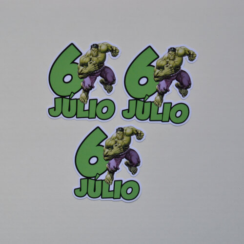 Aplique Tubete Hulk