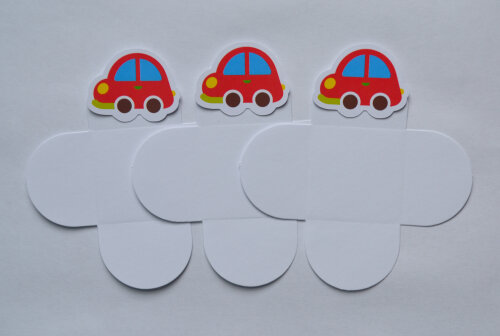 Forminha de Doce Carrinhos Personalizada para Festa Infantil
