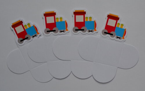 Forminha de doce Trenzinho para festa infantil