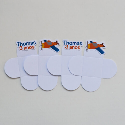 Forminhas Personalizadas Avião