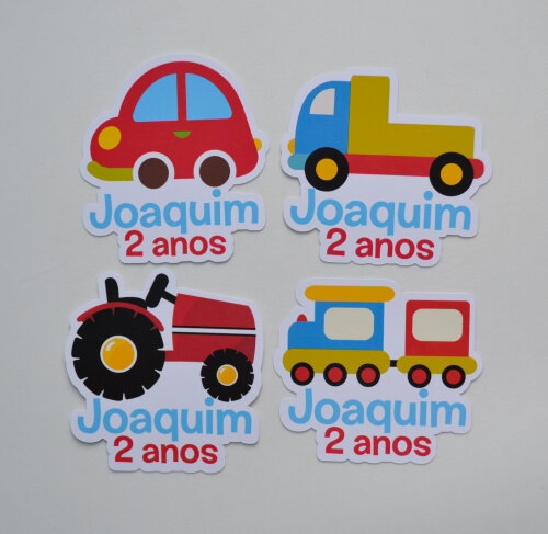 Aplique Tubete Meios de Transporte