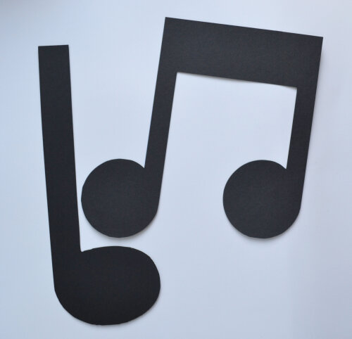 Varal Decorativo Notas Musicais | Decoração Temática Festa