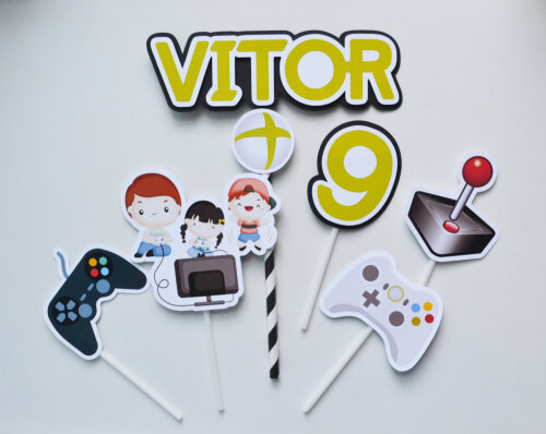 Topo de Bolo Video Game