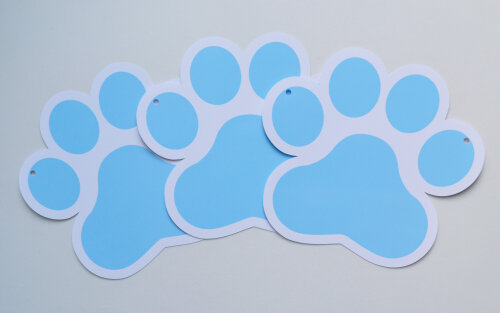 Varal Decorativo Pet Patinhas | Festa Tema Pets