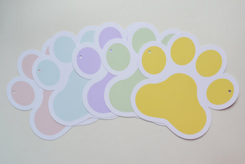 Varal Decorativo Patinhas Pet (6 Patinhas)
