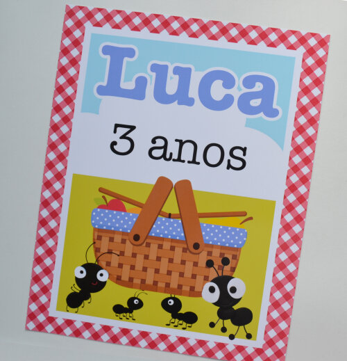 Quadrinho de Mesa Picnic