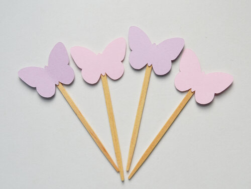 Topper de Doce Borboletas (20 Unidades)