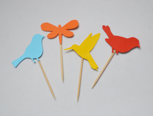 Topper de Doces Jardim (20 Unid.)